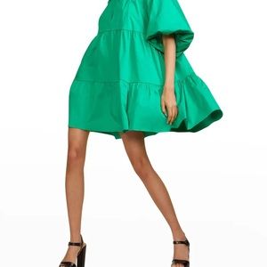 Cynthia Rowley Tiered Balloon-sleeve Dress